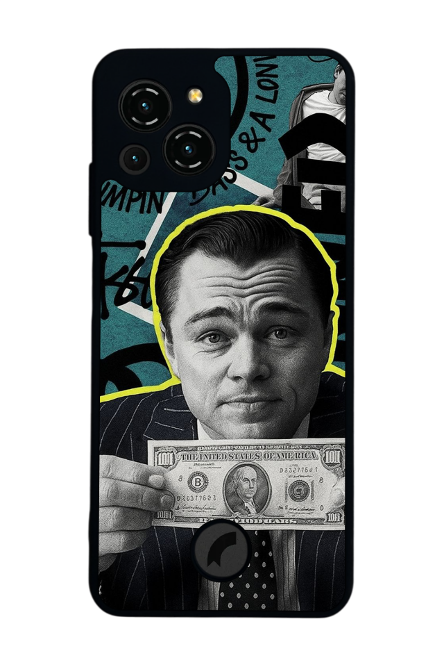 Reeder S23 Pro Max Uyumlu TheWolf Tasarımlı Glossy Premium Kılıf