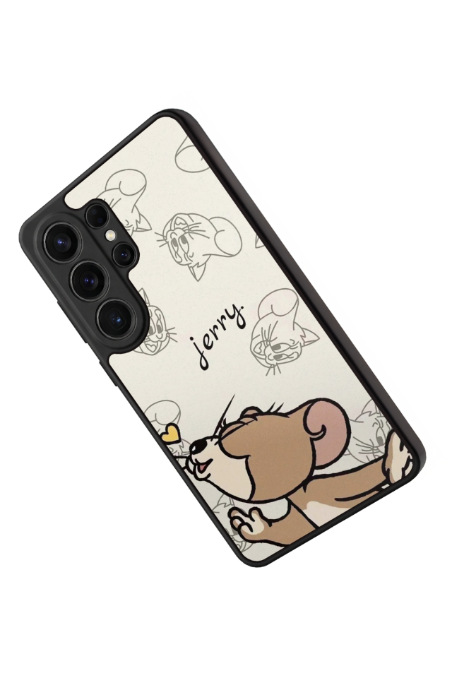Samsung Galaxy S26 Ultra Uyumlu Tom And Jerry Tasarımlı Glossy Premium Kılıf