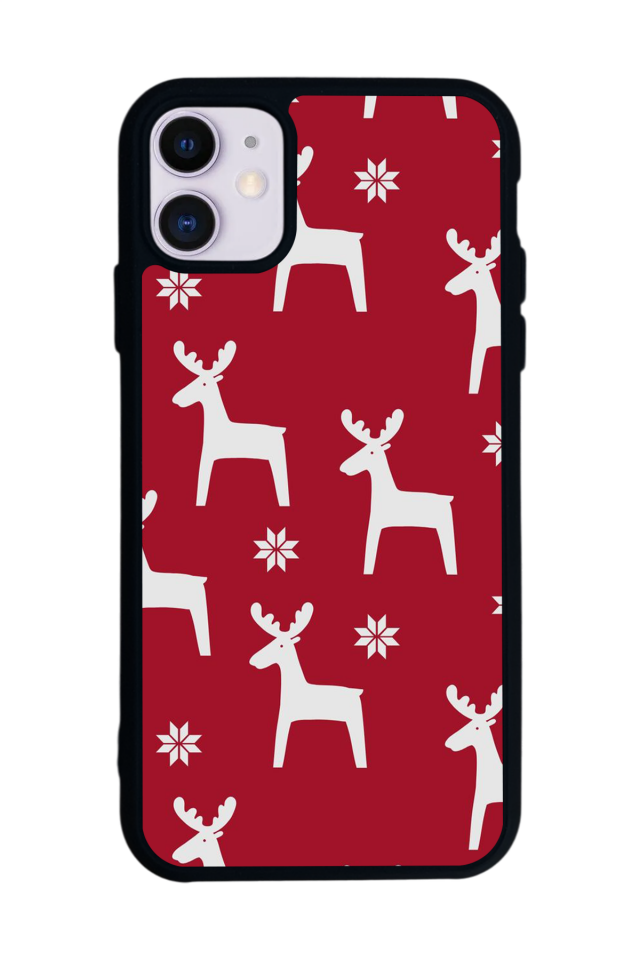 iPhone 11 Uyumlu Yilbasi Christmas Tasarımlı Glossy Premium Kılıf