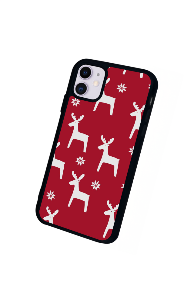 iPhone 11 Uyumlu Yilbasi Christmas Tasarımlı Glossy Premium Kılıf