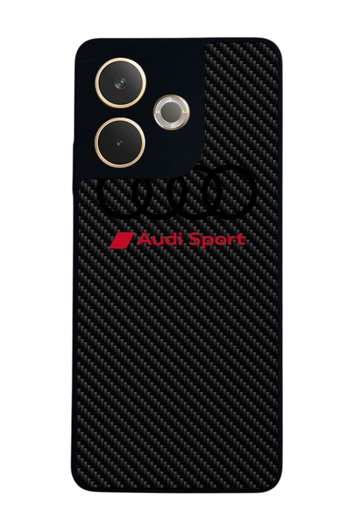 Oppo A5 Pro Uyumlu Audi Tasarımlı Glossy Premium Kılıf