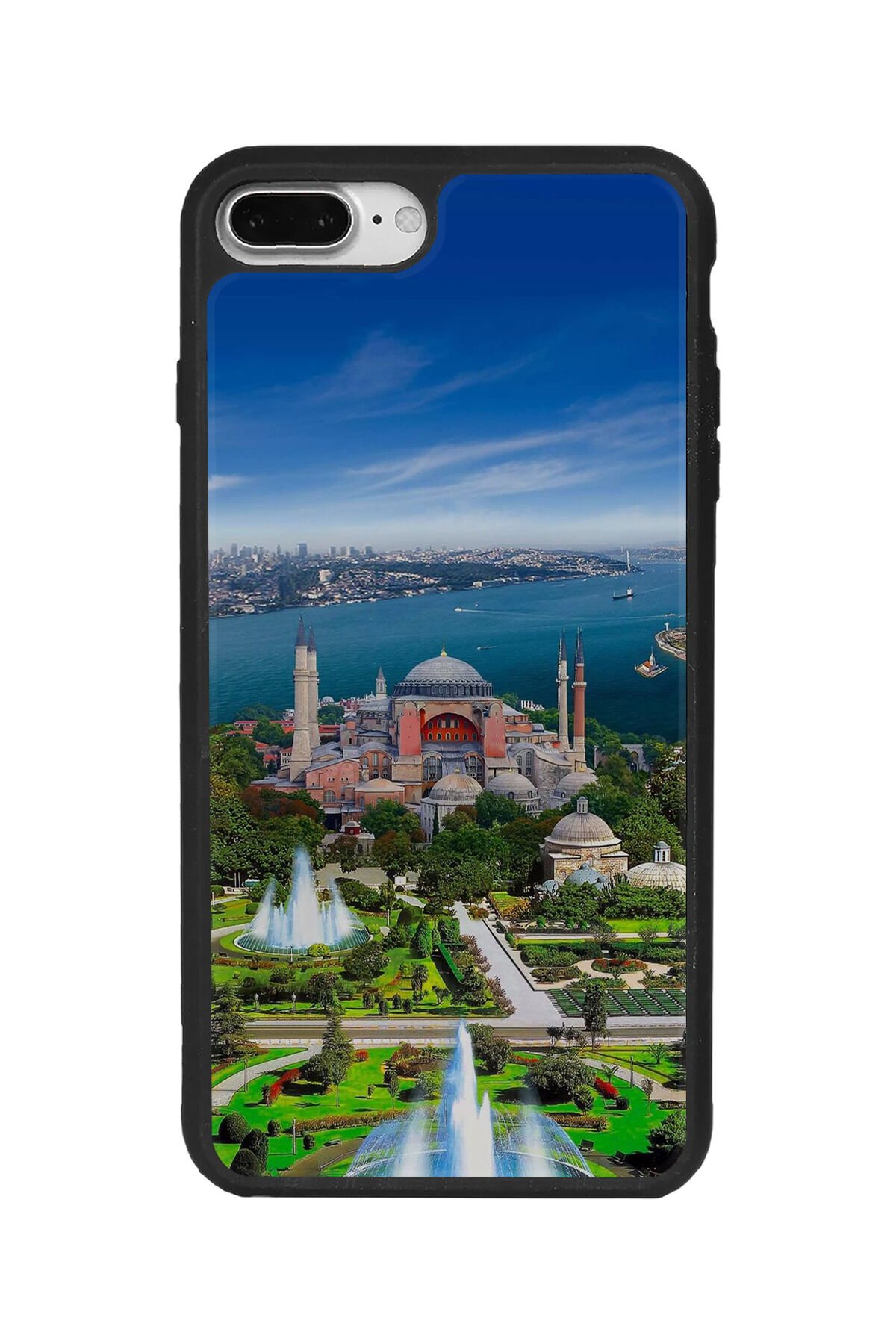 Apple iPhone 7 Plus Siyah Silikon Kılıf Çiziklere ve Darbelere Karşı Koruma