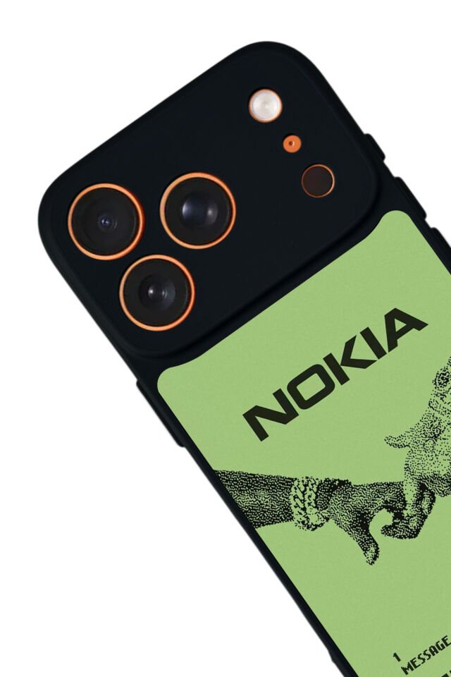iPhone 17 Pro Uyumlu Nokia Tasarımlı Glossy Premium Kılıf