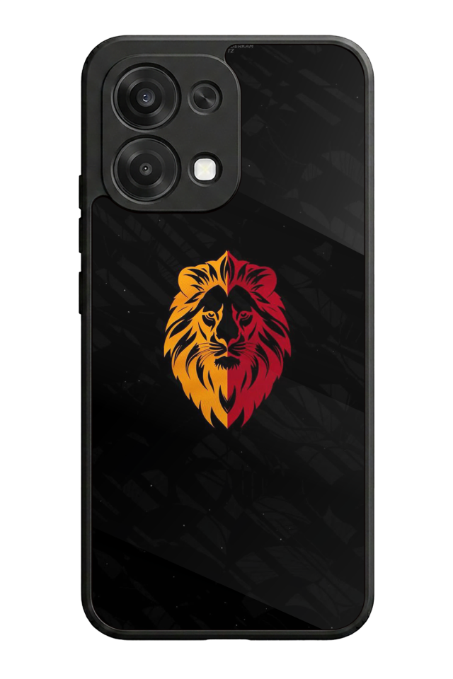 Oppo A6 Pro Uyumlu Aslan Tasarımlı Glossy Premium Kılıf