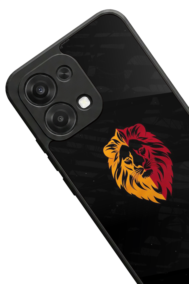 Oppo A6 Pro Uyumlu Aslan Tasarımlı Glossy Premium Kılıf