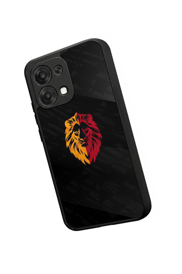 Oppo A6 Pro Uyumlu Aslan Tasarımlı Glossy Premium Kılıf