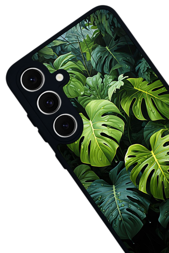 Samsung Galaxy A16 Uyumlu Botanik Tasarımlı Glossy Premium Kılıf