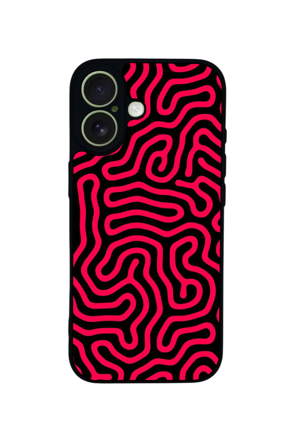 iPhone 17 Uyumlu Çizgi Sanatı Tasarımlı Glossy Premium Kılıf