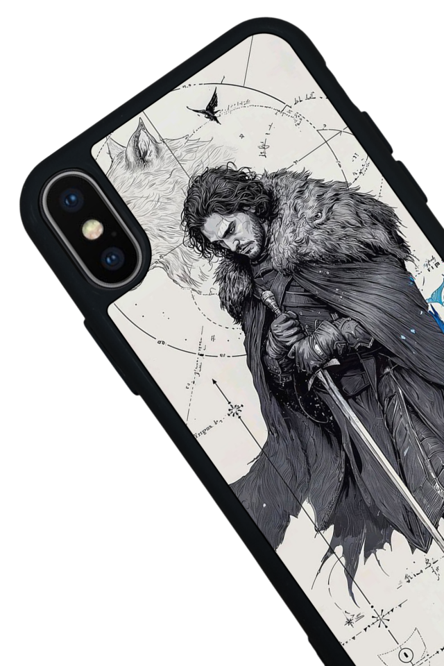 iPhone X/ XS Uyumlu GameOfThrones Tasarımlı Glossy Premium Kılıf