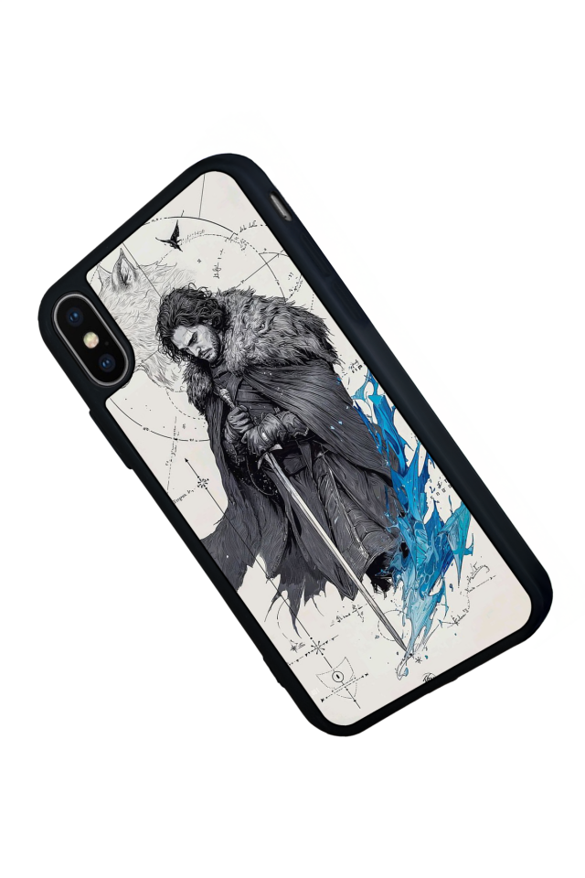 iPhone X/ XS Uyumlu GameOfThrones Tasarımlı Glossy Premium Kılıf