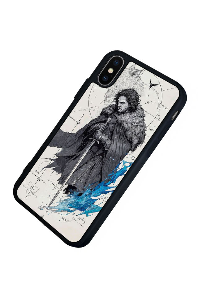 iPhone X/ XS Uyumlu GameOfThrones Tasarımlı Glossy Premium Kılıf