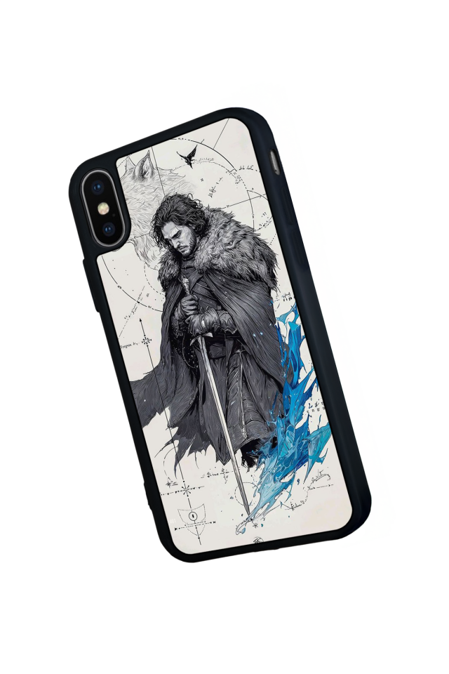 iPhone X/ XS Uyumlu GameOfThrones Tasarımlı Glossy Premium Kılıf