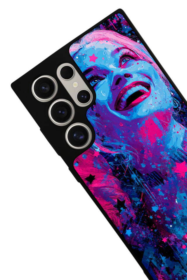 Samsung Galaxy S23 Ultra Uyumlu HarleyQueen Tasarımlı Glossy Premium Kılıf