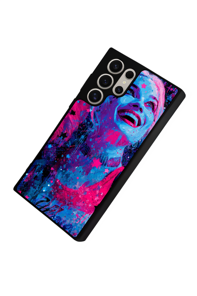 Samsung Galaxy S23 Ultra Uyumlu HarleyQueen Tasarımlı Glossy Premium Kılıf