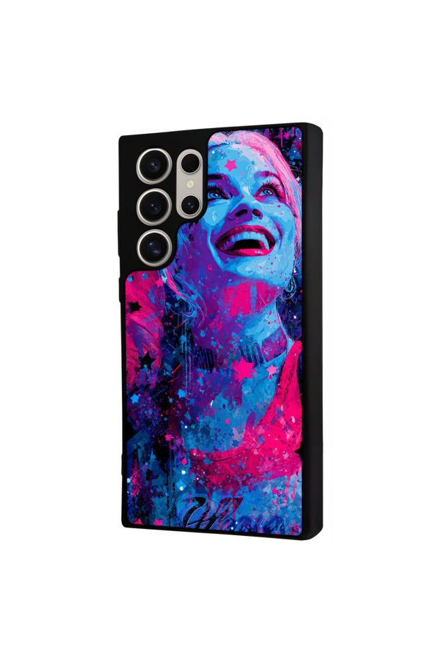 Samsung Galaxy S23 Ultra Uyumlu HarleyQueen Tasarımlı Glossy Premium Kılıf