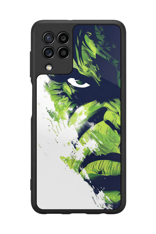 Samsung Galaxy M22 Uyumlu Hulk Tasarımlı Glossy Premium Kılıf