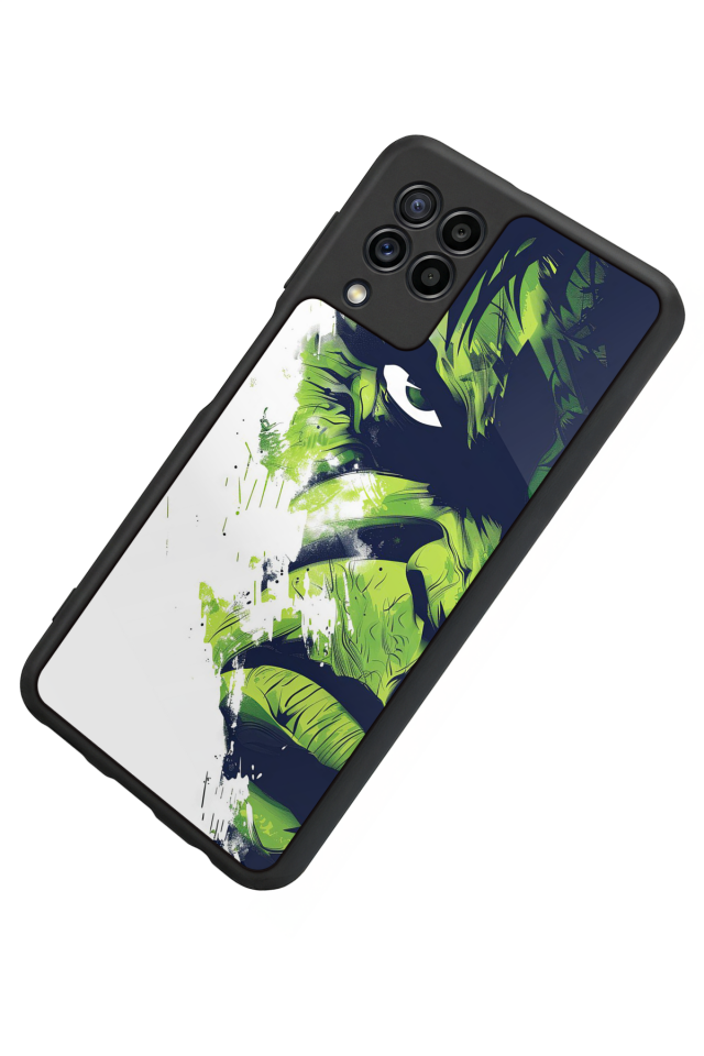 Samsung Galaxy M22 Uyumlu Hulk Tasarımlı Glossy Premium Kılıf