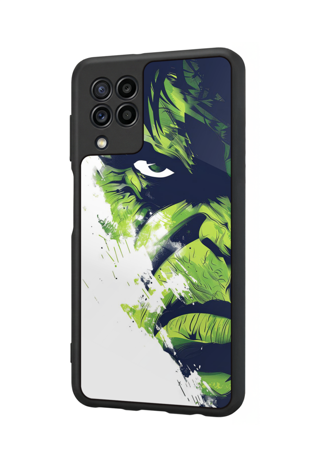 Samsung Galaxy M22 Uyumlu Hulk Tasarımlı Glossy Premium Kılıf
