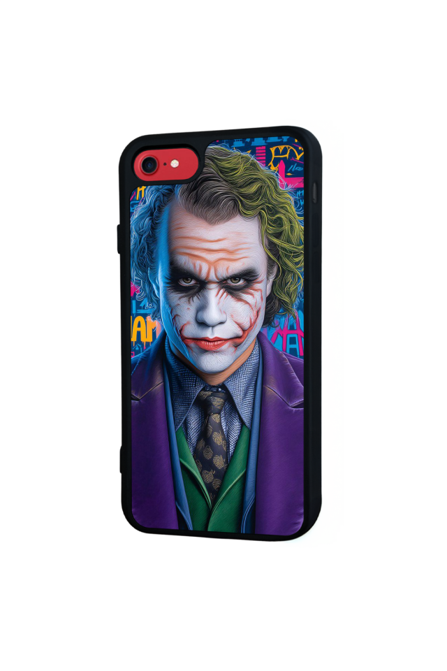 iPhone SE Uyumlu Joker Tasarımlı Glossy Premium Kılıf
