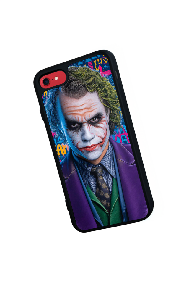 iPhone SE Uyumlu Joker Tasarımlı Glossy Premium Kılıf