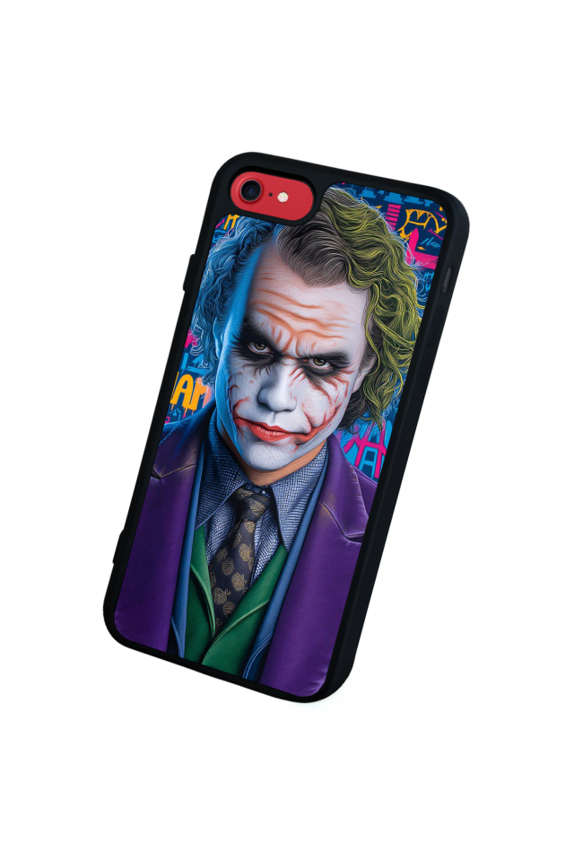 iPhone SE Uyumlu Joker Tasarımlı Glossy Premium Kılıf