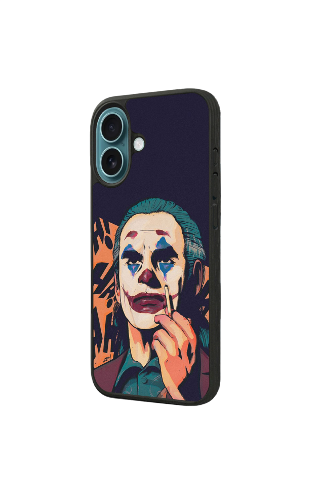 iPhone 16 Plus Uyumlu Joker Tasarımlı Glossy Premium Kılıf