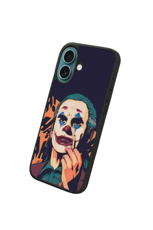 iPhone 16 Plus Uyumlu Joker Tasarımlı Glossy Premium Kılıf