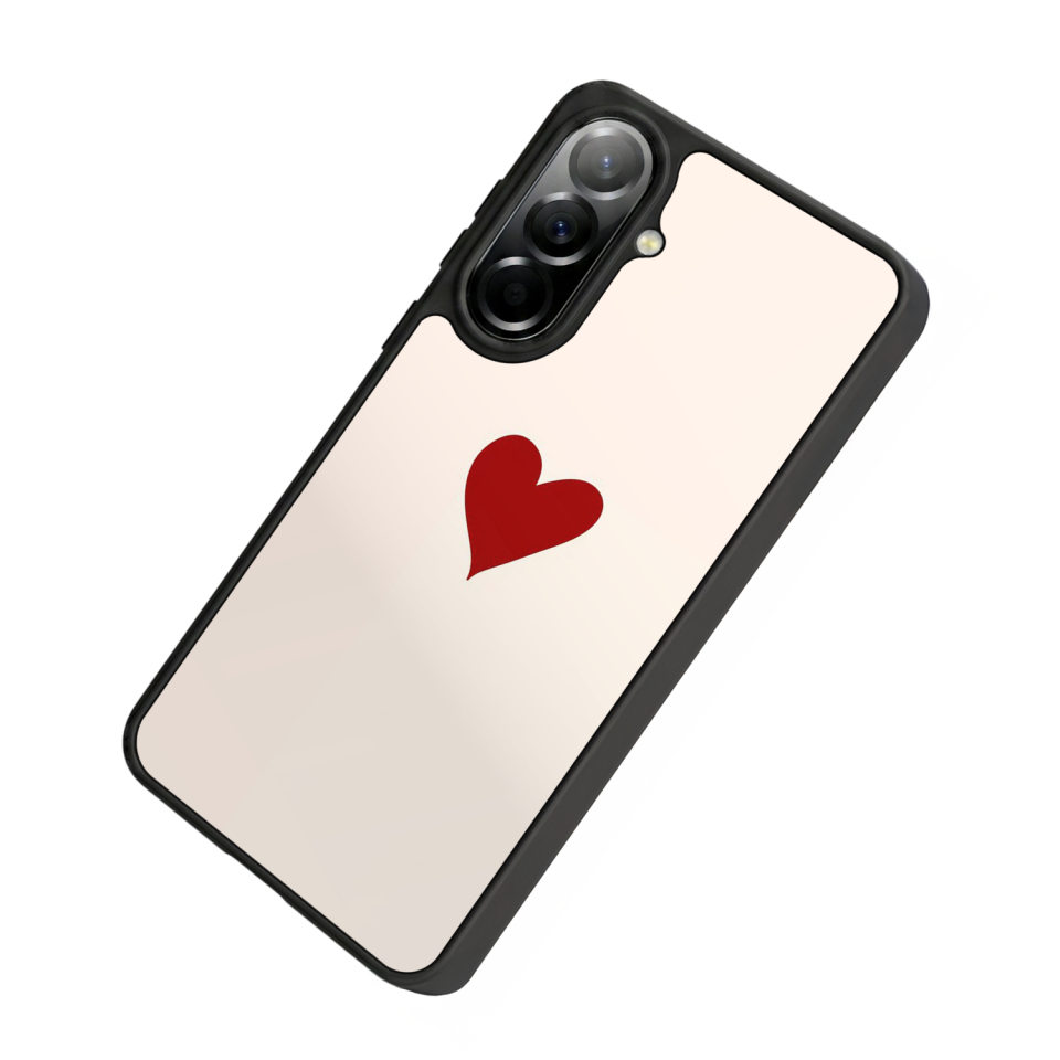 Samsung Galaxy A57 Uyumlu Kalp Love Tasarımlı Glossy Premium Kılıf