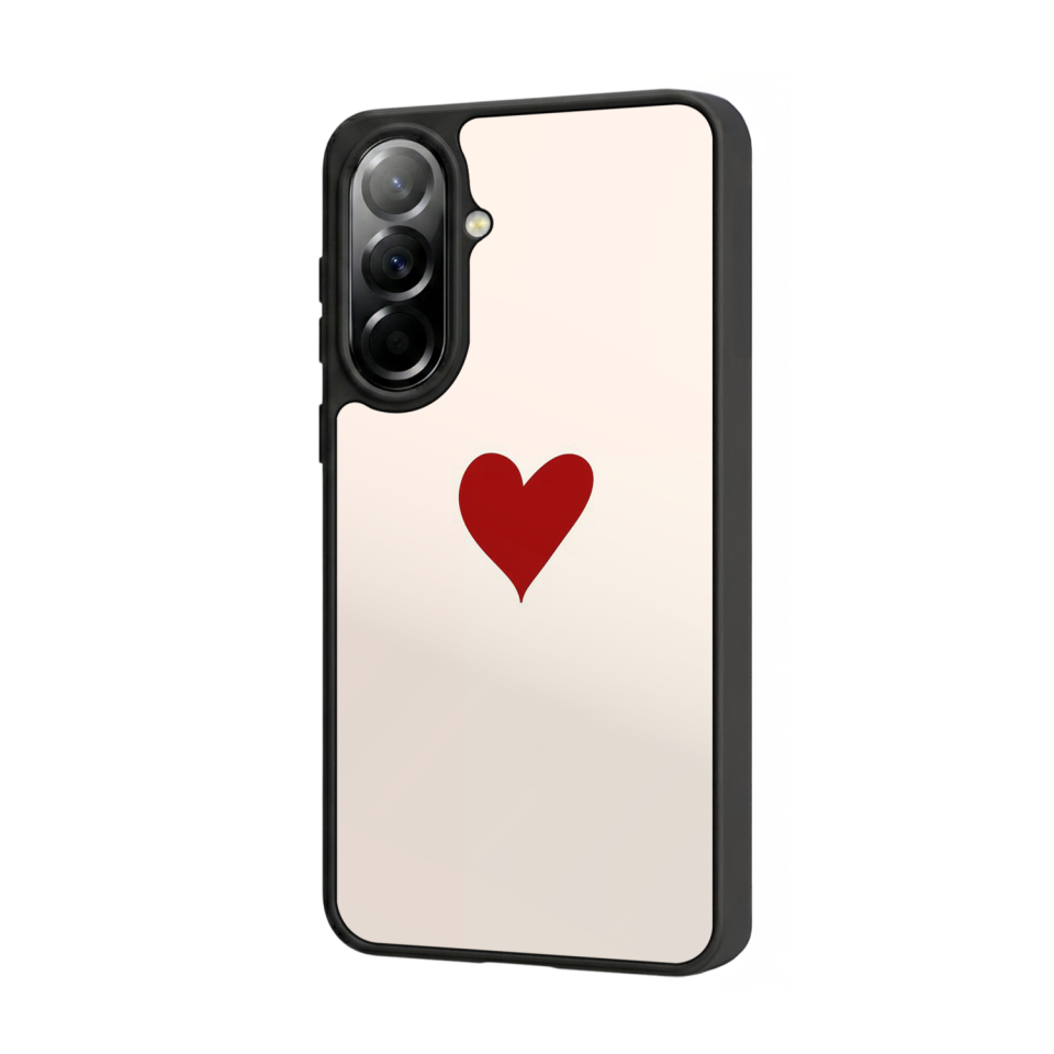Samsung Galaxy A57 Uyumlu Kalp Love Tasarımlı Glossy Premium Kılıf