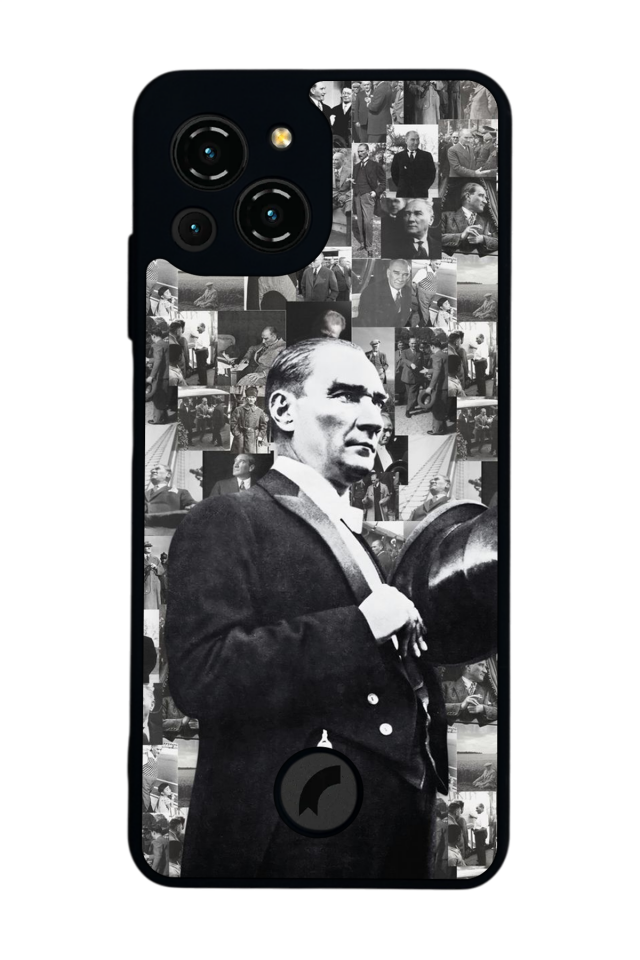 Reeder S23 Pro Max Uyumlu Mustafa Kemal Ataturk Tasarımlı Glossy Premium Kılıf