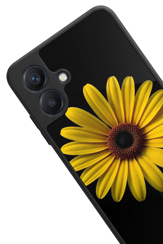 Samsung Galaxy A07 Uyumlu Papatya Tasarımlı Glossy Premium Kılıf