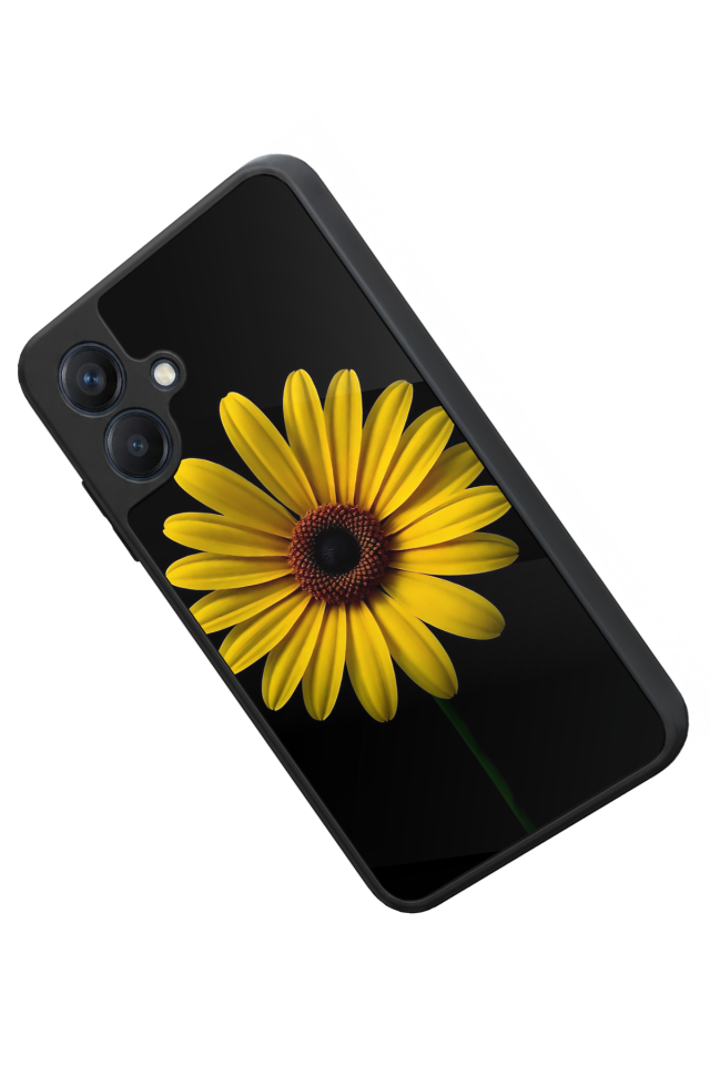 Samsung Galaxy A07 Uyumlu Papatya Tasarımlı Glossy Premium Kılıf