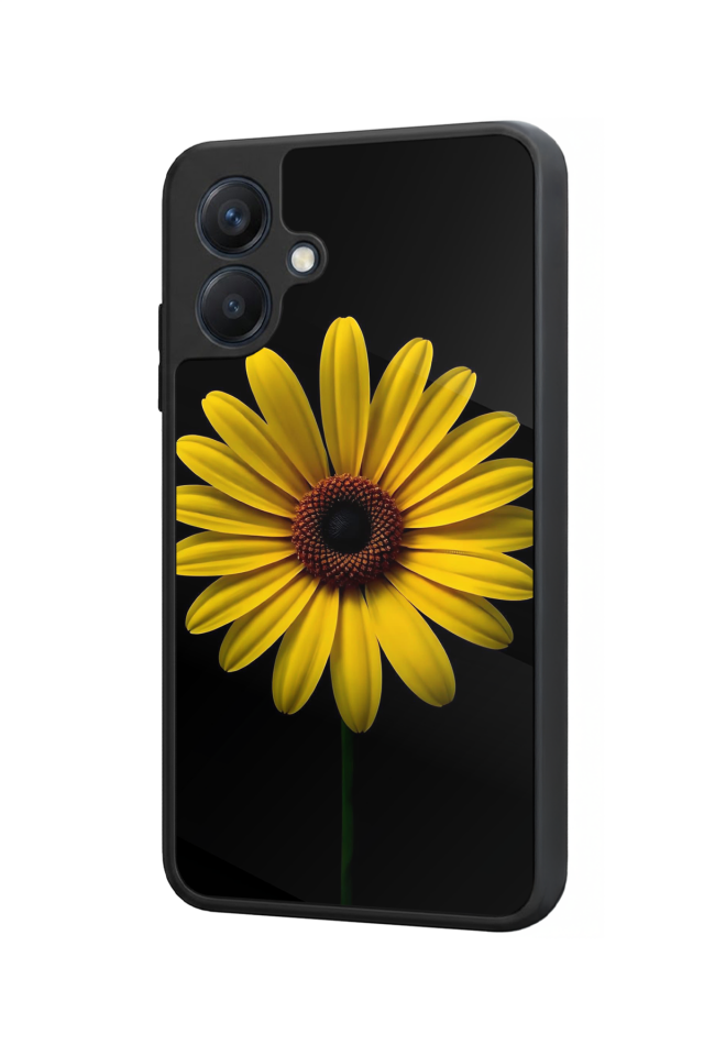Samsung Galaxy A07 Uyumlu Papatya Tasarımlı Glossy Premium Kılıf
