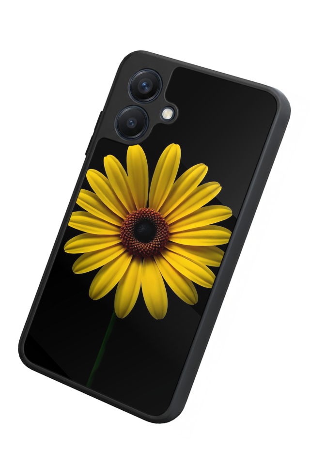 Samsung Galaxy A07 Uyumlu Papatya Tasarımlı Glossy Premium Kılıf