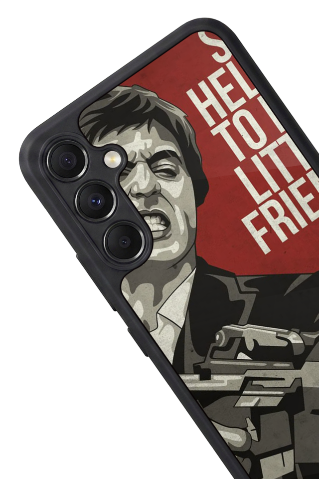 Samsung Galaxy A34 Uyumlu Scarface Tasarımlı Glossy Premium Kılıf