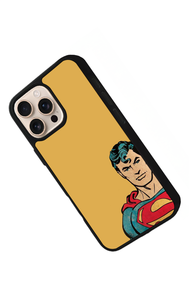 iPhone 14 Pro Uyumlu Superman Tasarımlı Glossy Premium Kılıf
