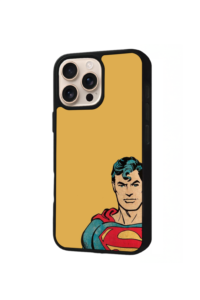 iPhone 14 Pro Uyumlu Superman Tasarımlı Glossy Premium Kılıf