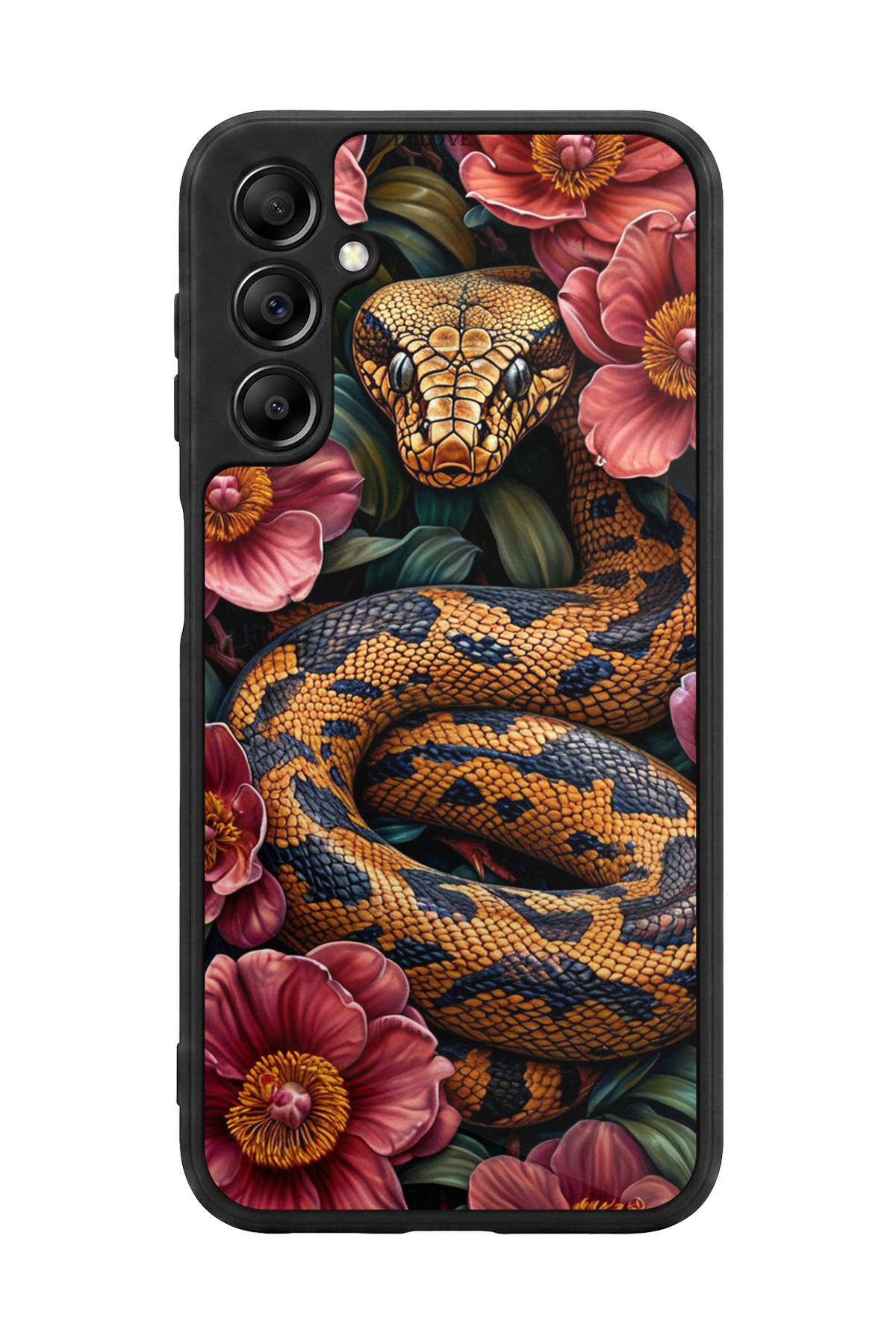 Samsung Galaxy A14 Uyumlu Yılan Tasarımlı Glossy Premium Kılıf