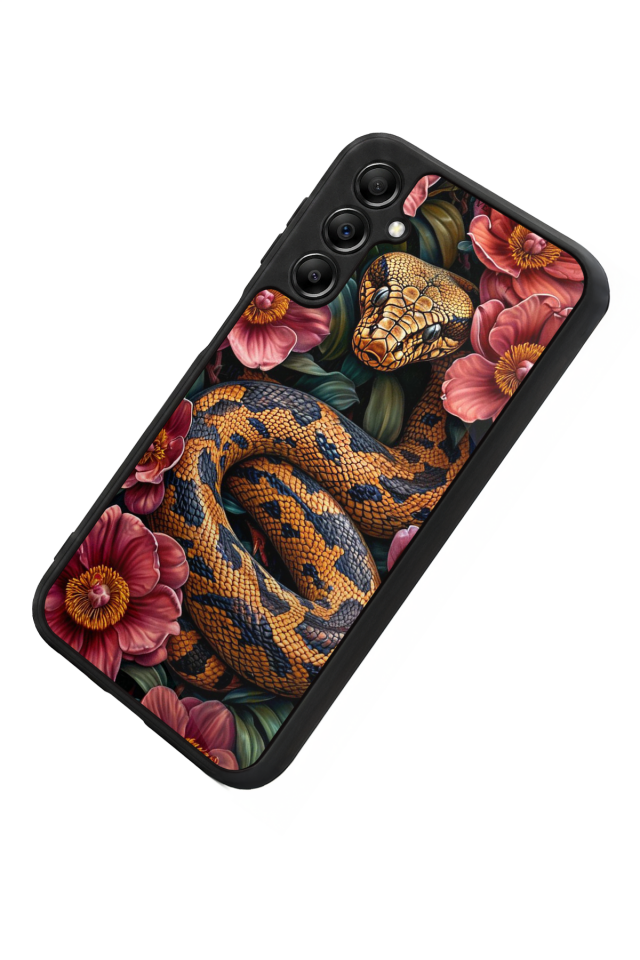 Samsung Galaxy A14 Uyumlu Yılan Tasarımlı Glossy Premium Kılıf