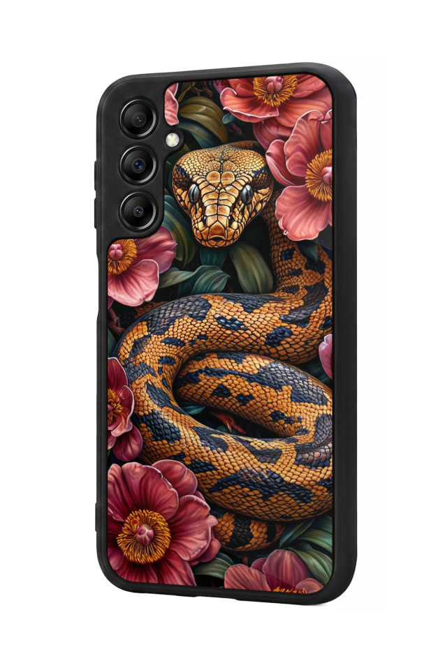 Samsung Galaxy A14 Uyumlu Yılan Tasarımlı Glossy Premium Kılıf