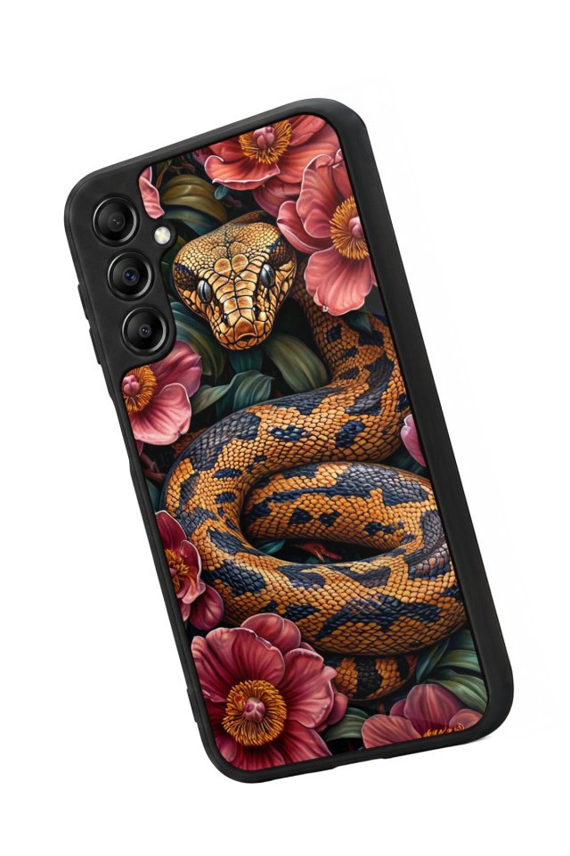 Samsung Galaxy A14 Uyumlu Yılan Tasarımlı Glossy Premium Kılıf