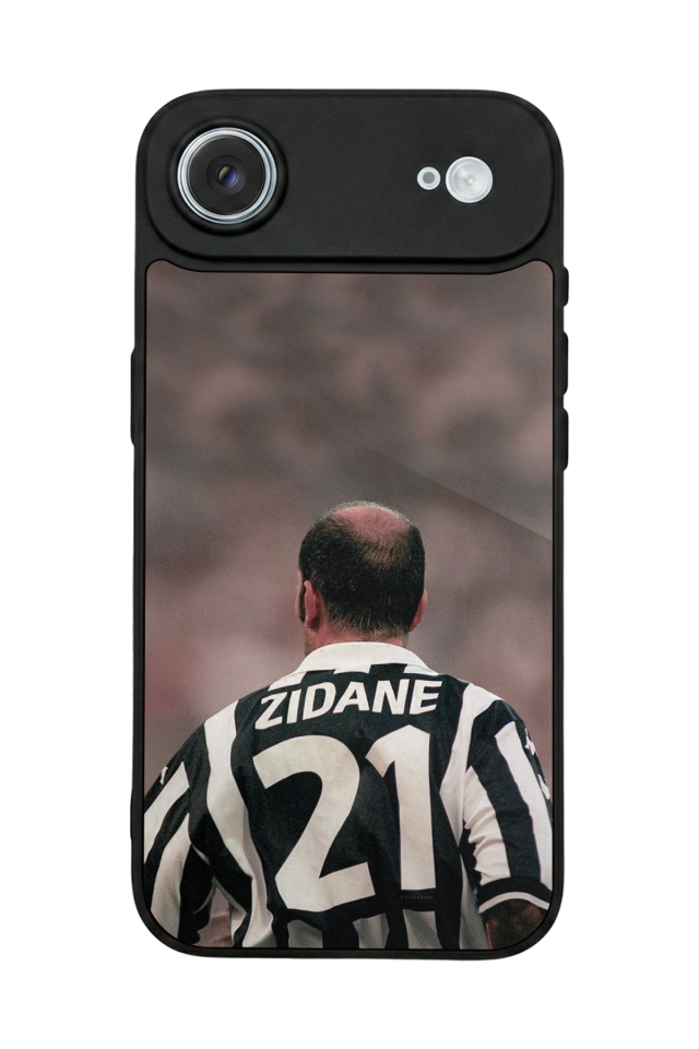 iPhone 17 Air Uyumlu Zidane Tasarımlı Glossy Premium Kılıf