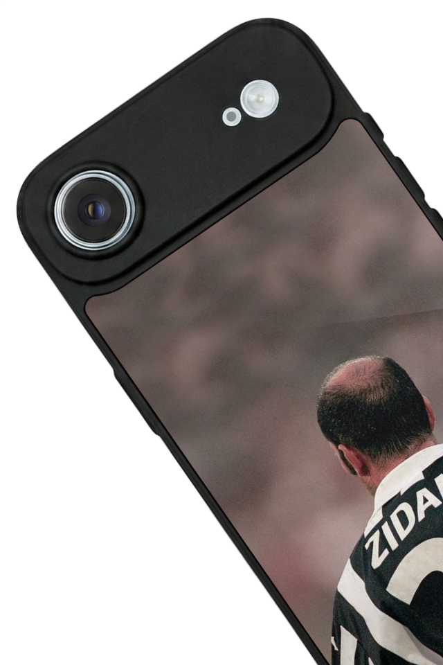 iPhone 17 Air Uyumlu Zidane Tasarımlı Glossy Premium Kılıf
