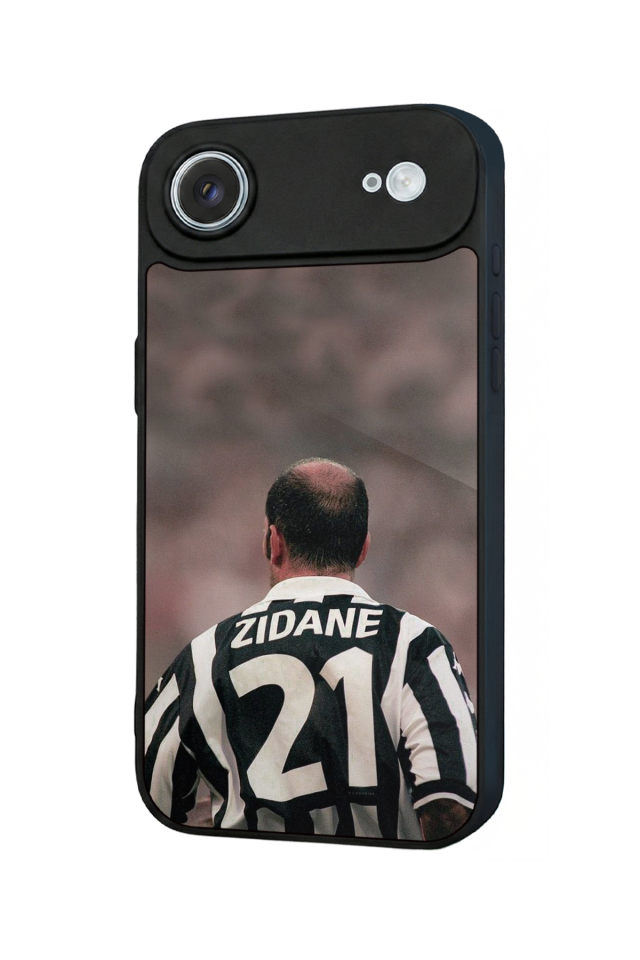 iPhone 17 Air Uyumlu Zidane Tasarımlı Glossy Premium Kılıf