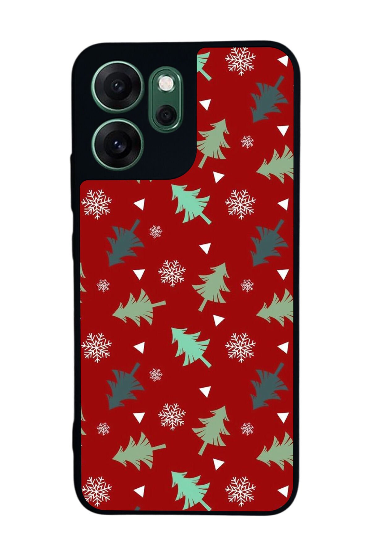 Oppo Reno 14F Uyumlu Yilbasi Christmas Tasarımlı Glossy Premium Kılıf