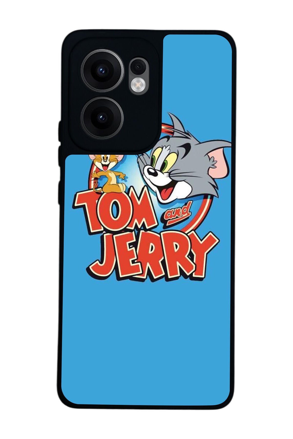 Oppo Reno 13F Uyumlu Tom And Jerry Tasarımlı Glossy Premium Kılıf