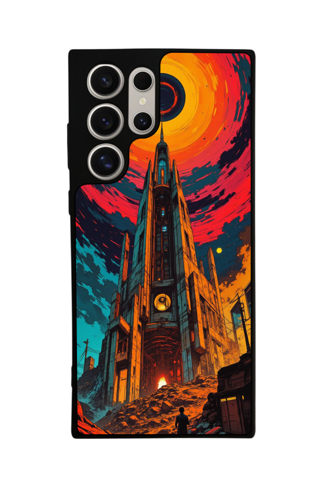 Samsung Galaxy S22 Ultra Uyumlu Abstract Tasarımlı Glossy Premium Kılıf