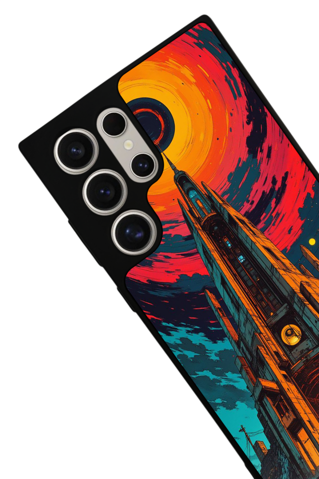 Samsung Galaxy S22 Ultra Uyumlu Abstract Tasarımlı Glossy Premium Kılıf