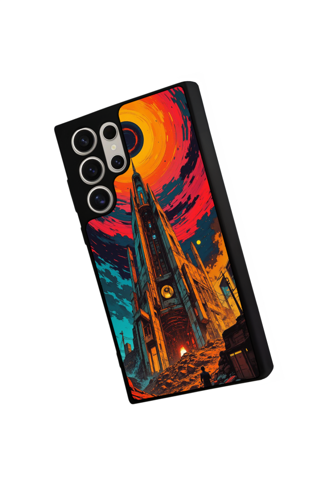 Samsung Galaxy S22 Ultra Uyumlu Abstract Tasarımlı Glossy Premium Kılıf