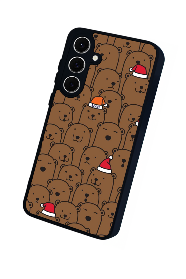 Samsung Galaxy S24 FE Uyumlu Ayı Tasarımlı Glossy Premium Kılıf